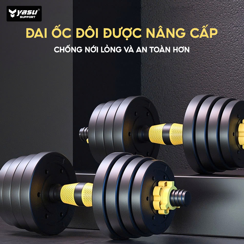 Bộ tạ tay 10KG,20KG,30KG,40KG Dumbell Set cao cấp