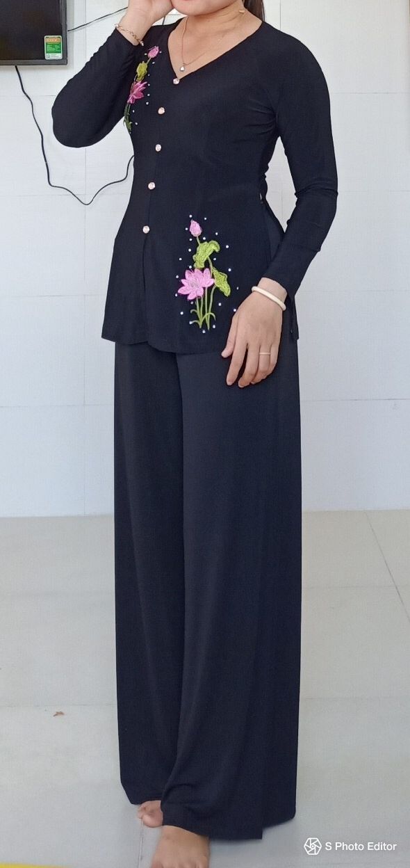 QUẦN LẺ ỐNG RỘNG MÀU TRẮNG VÀ ĐEN(40-72KG)