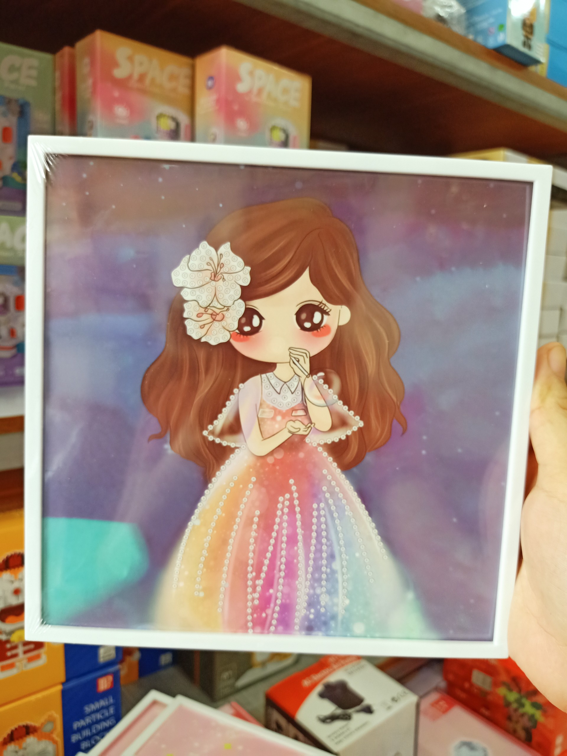 Tranh đính đá BTS tự làm, quà lưu niệm postcard poster BTS