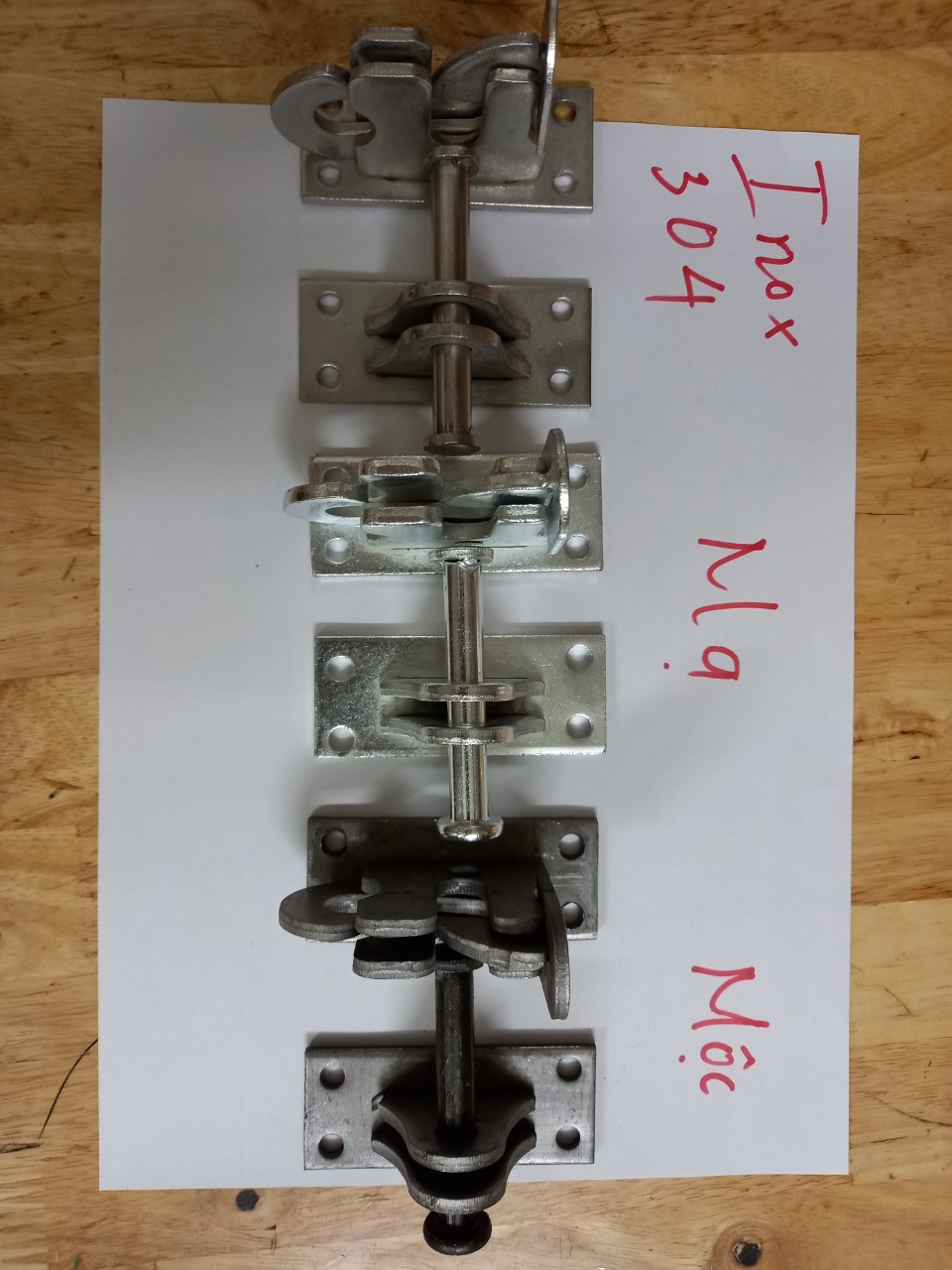 Chốt Cửa Tự Động, Tự Đóng Inox 304- 2 Phiên Bản Then Cố Định/ Di Động - Bản Cao cấp - Không Ưng Hoàn Tiền