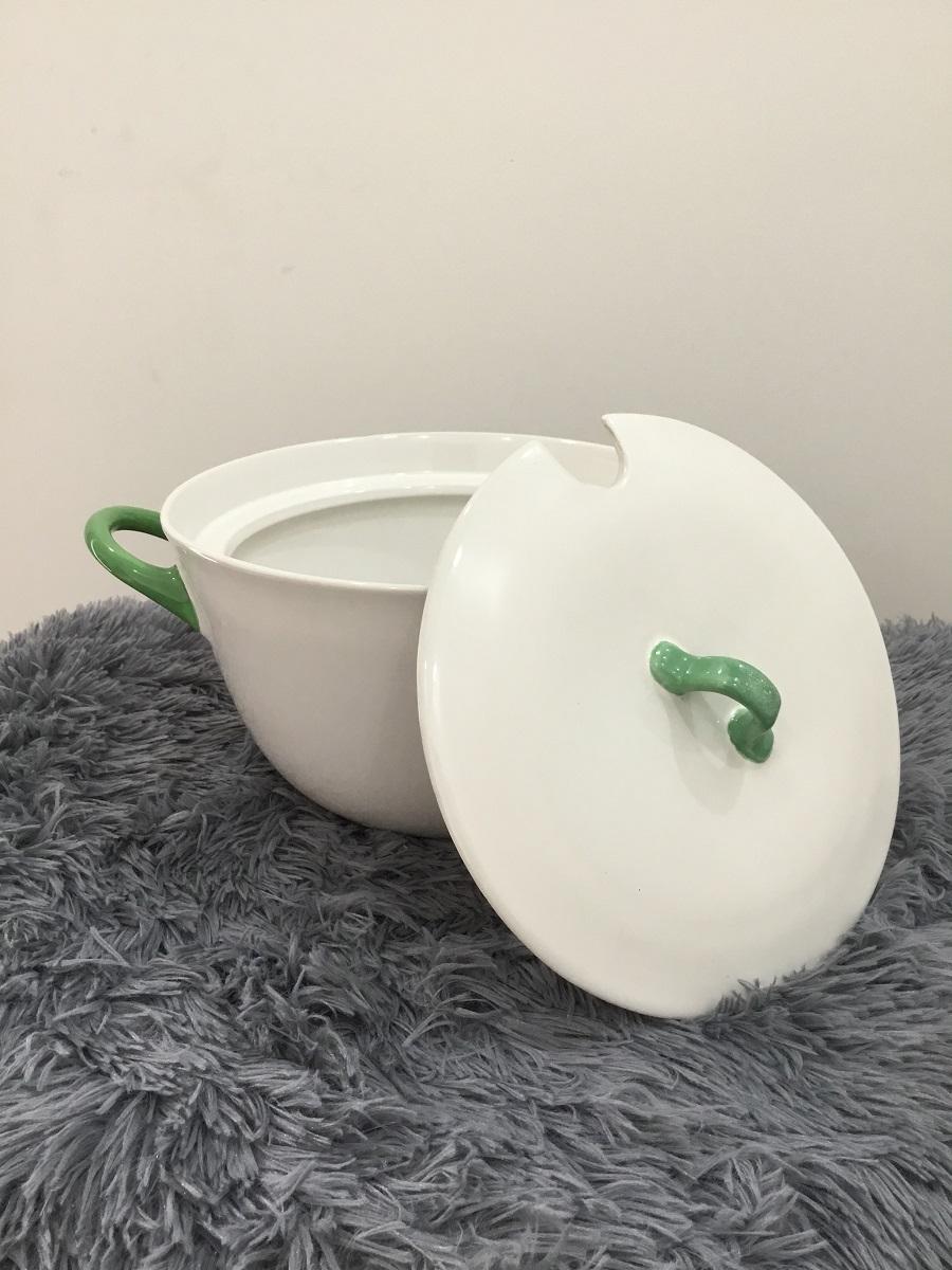 Thố Trắng 26 cm - Gốm Sứ Cường Phát