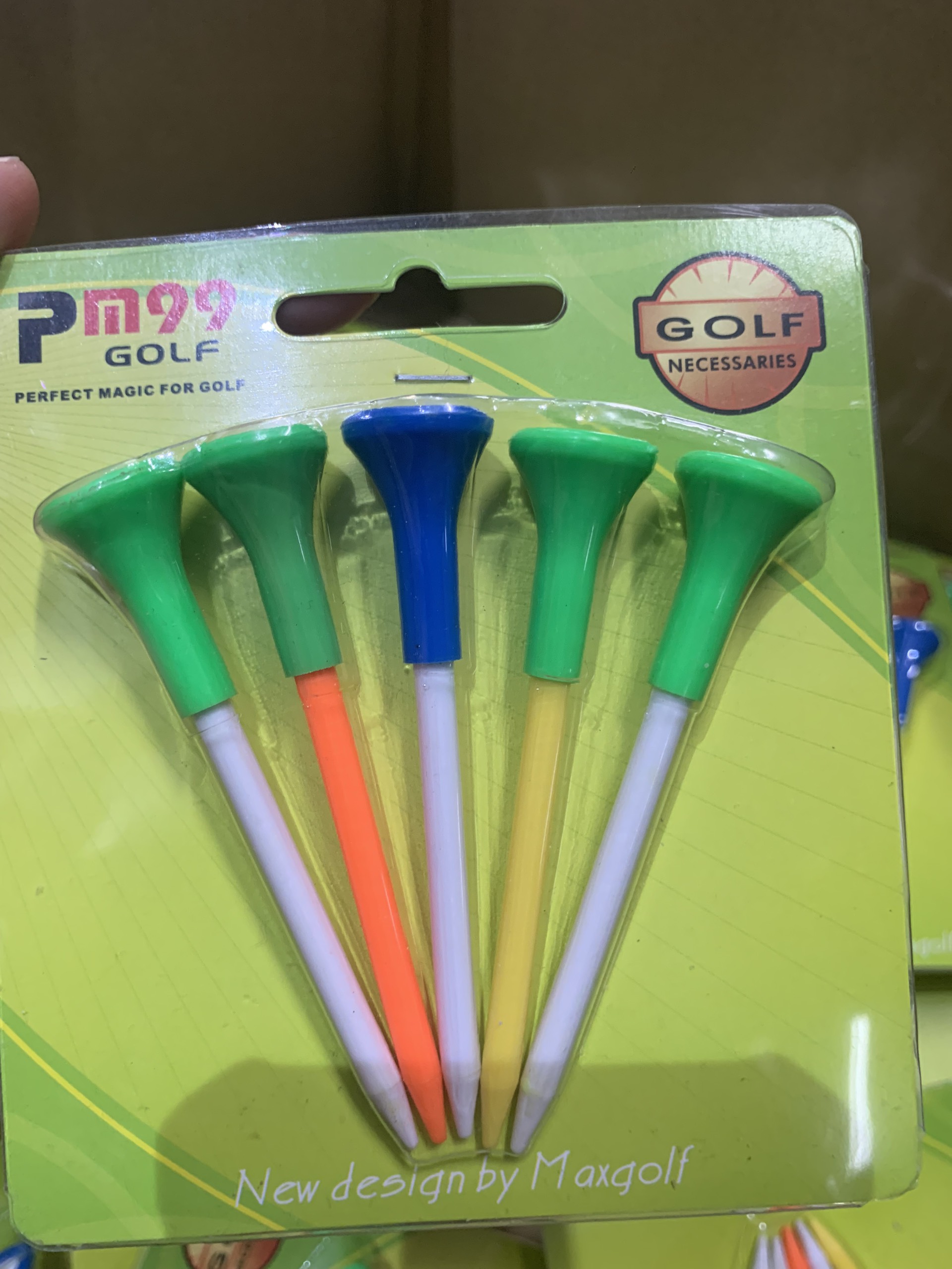 Tee golf nhựa dẻo bọc cao su PM99 ( Tee đặt bóng )