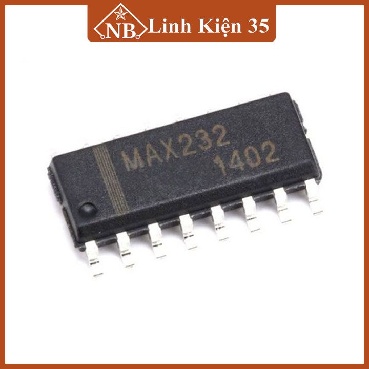IC giao tiếp Max232 DIP16 / SOP16 chống nhiễu cao