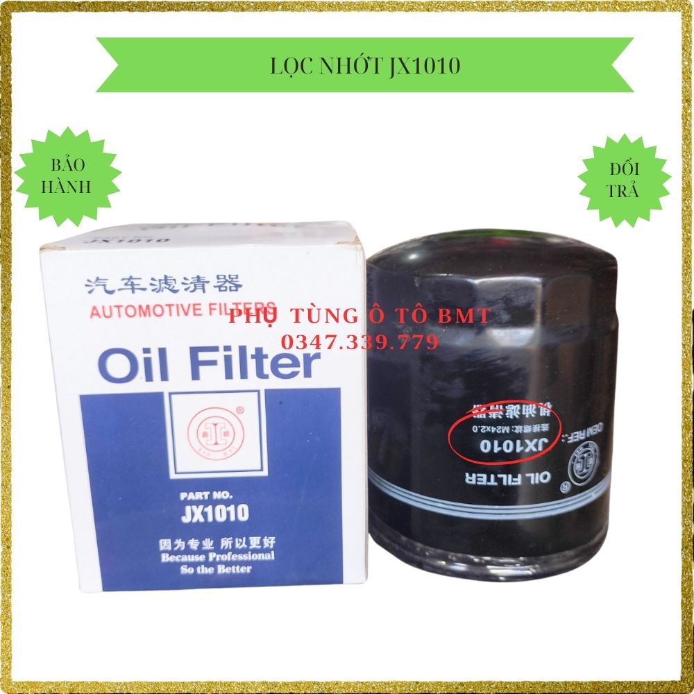 Lọc nhớt xe tải thaco Trường hải 8 tấn, mã số lọc JX1010