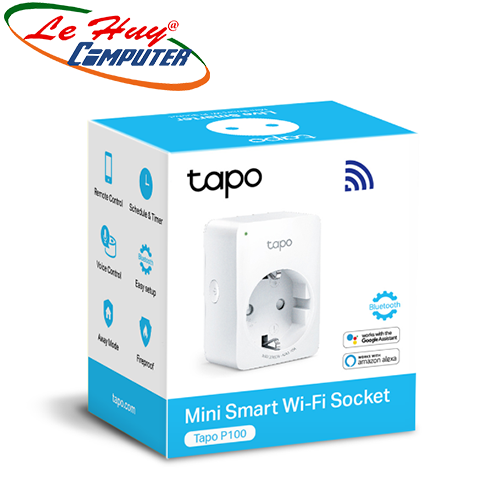 Ổ cắm điện wifi thông minh tplink p100 chính hãng