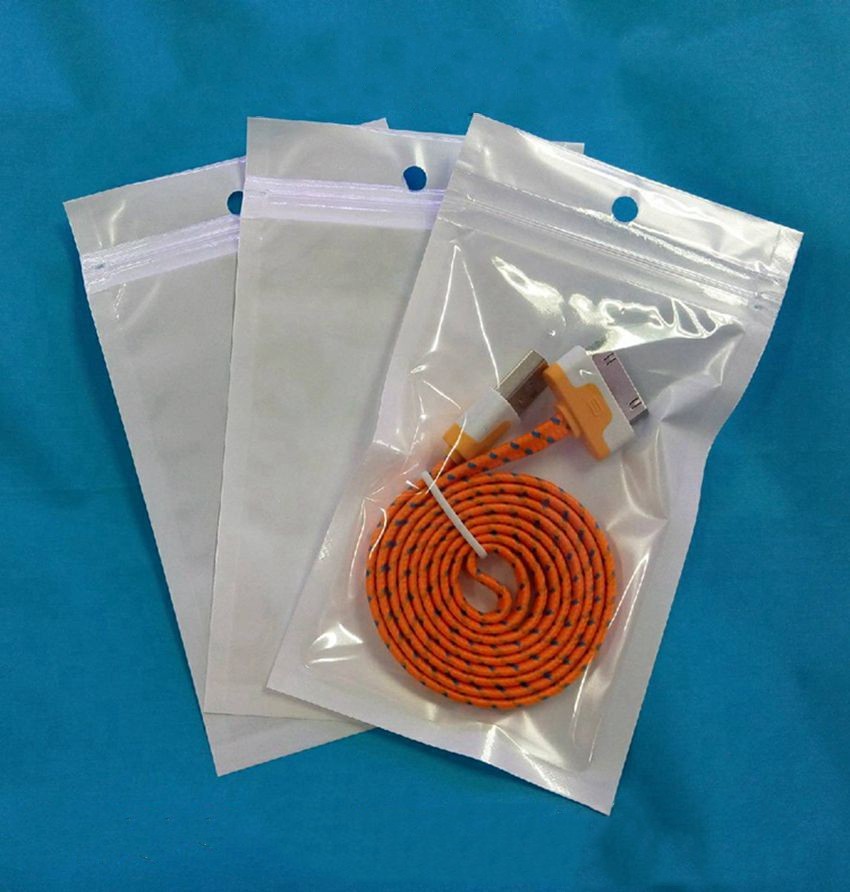( HÀNG NHẬP) Túi zip lock trắng sữa