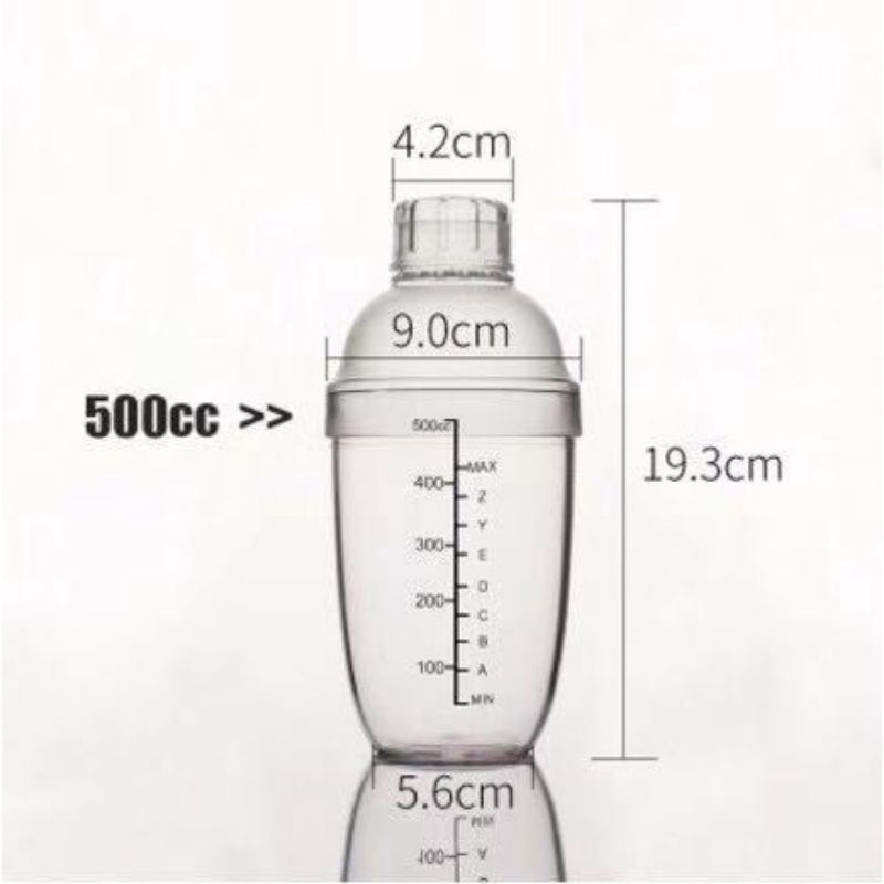Bình lắc pha chế 500ml - 700ml - 1L