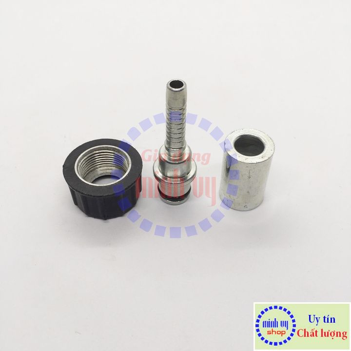 Đầu cos ren trong 22mm ống fi 8li của dây xịt lõi thép máy rửa xe mini gia đình-8MM