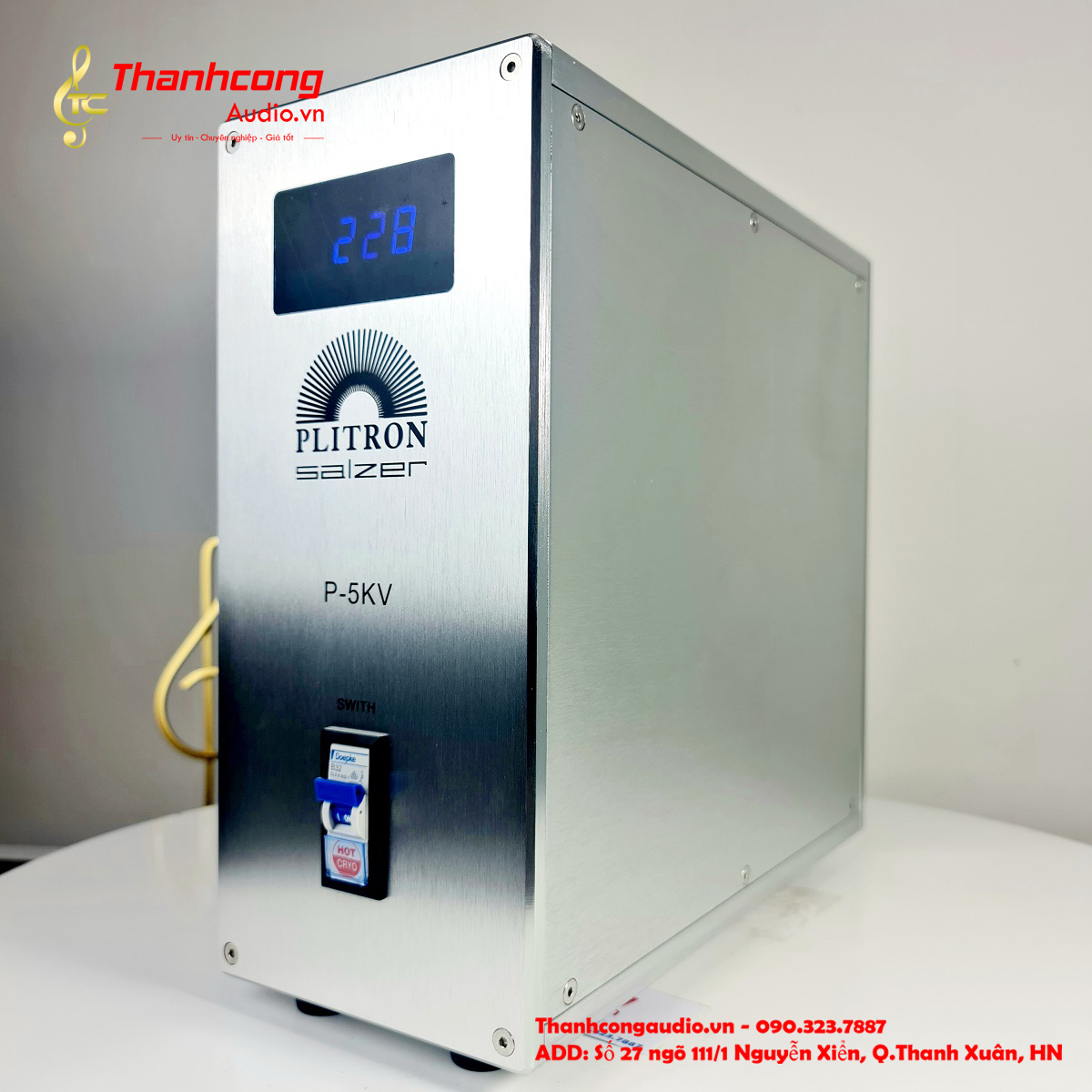 Biến áp cách ly PLITRON Salzer 5000w ( P-5KV)  CANADA ( 220v và 100v)