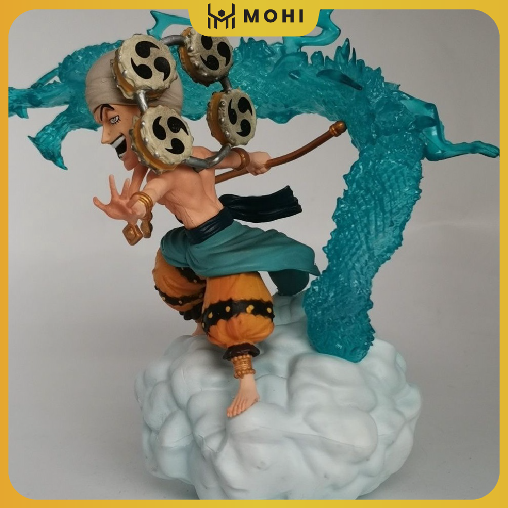 [Có BOX - Có Bản LED] Mô hình chibi Enel chúa trời - Cao 12CM - One Piece