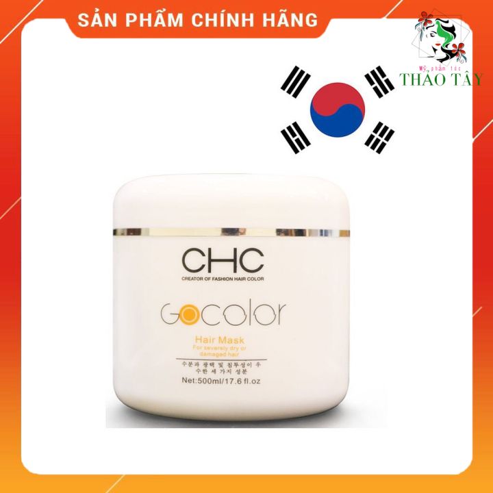 DẦU Ủ TÓC PHỤC HỒI HƯ TỔN CHC GOCOLOR HAIR MASK 500ML - HŨ