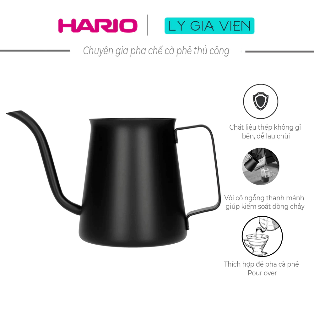 Ấm Rót Nước Pha Cà Phê Hario Drip Kettle Kasuya