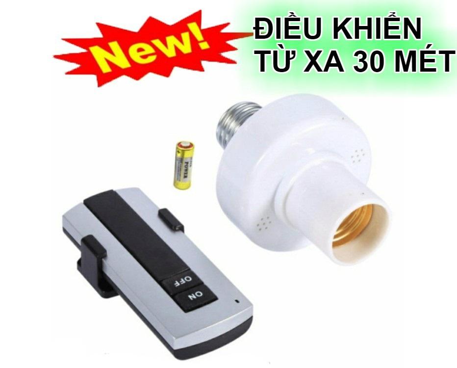 Đui đèn E27 điều khiển từ xa bằng sóng RF, đuôi đèn điều khiển từ xa