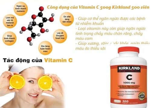 Vitamin C kirland của Mỹ
