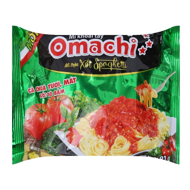 Thùng 30 Gói Mì Trộn Omachi Spaghetti
