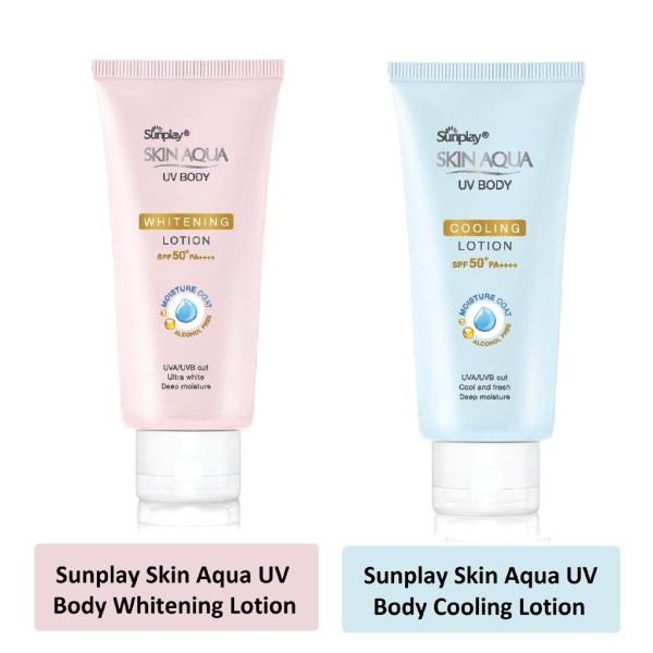 Kem chống nắng dưỡng thể  sunplay Skin Aqua Uv Body Whitening Lotion & Cooling lotion spf 50+ pa++++ (150g)