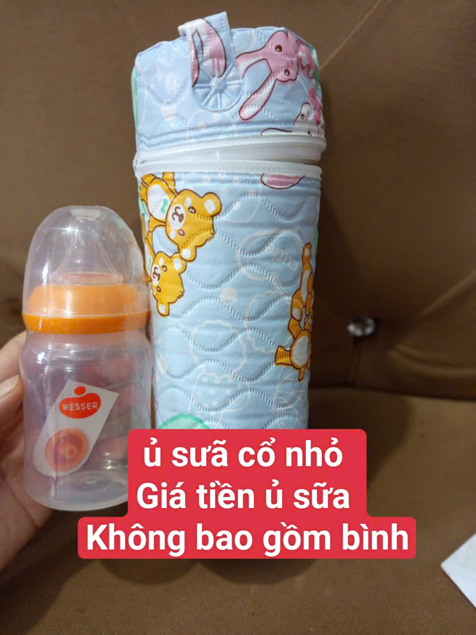 Bình ủ sữa trẻ em loại bình đơn cổ nhỏ