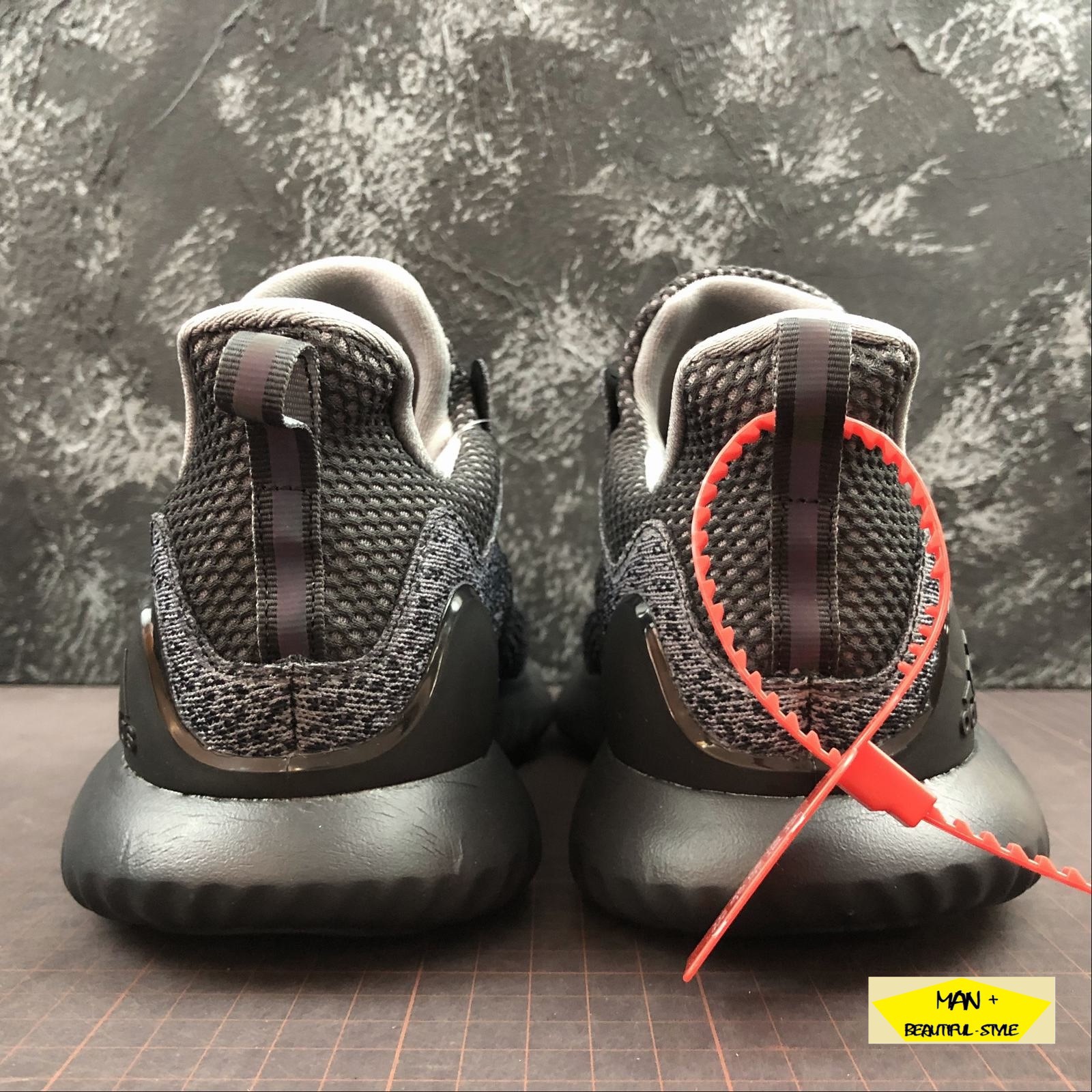 Giày thể thao sneaker Alphabounce beyond 2018 đen xám