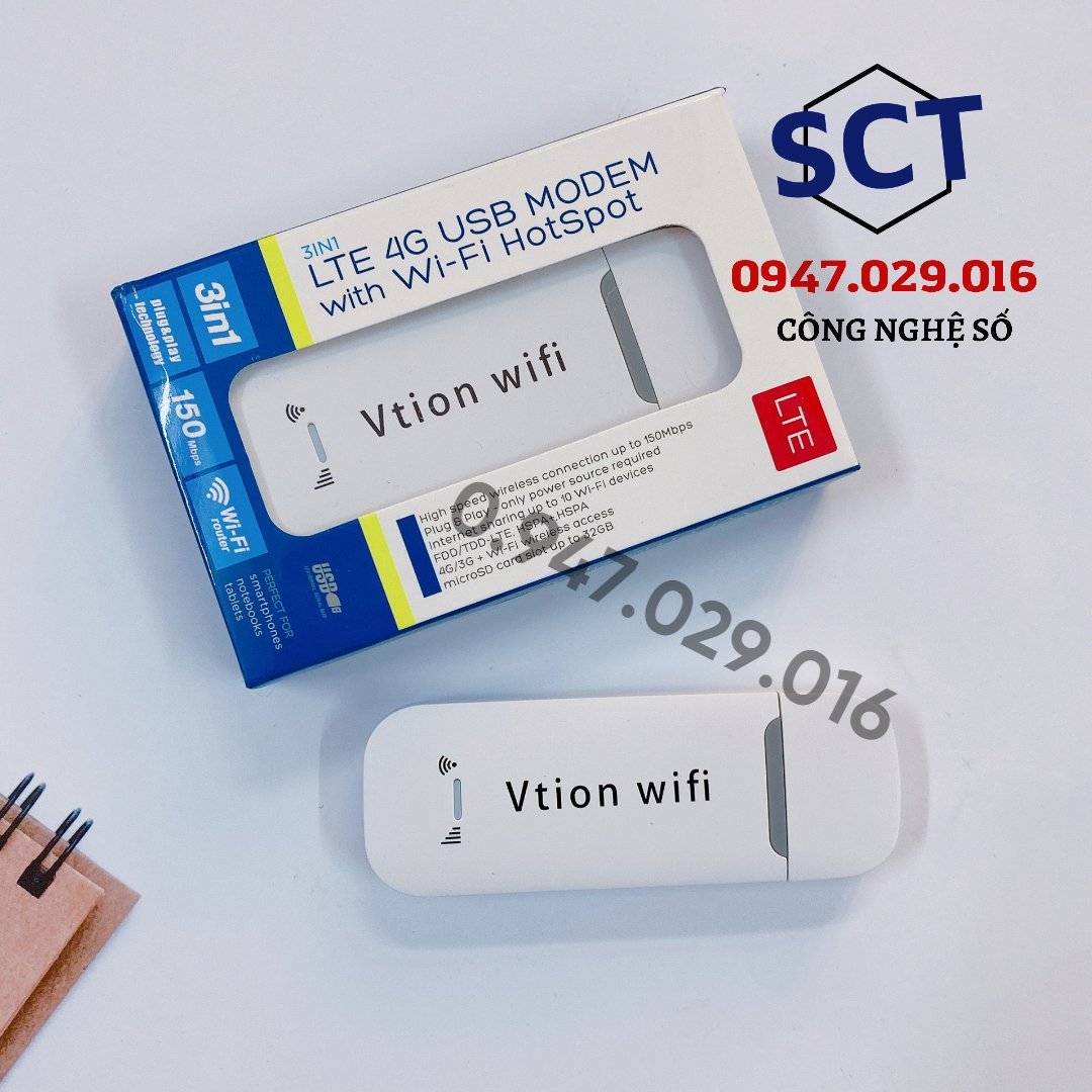 Cục wifi mini cầm tay Huawei Vtion wifi Tốc độ Khủng- Phát sóng wifi bằng sim 3G/4G,đa mạng,tốc độ chuẩn 150 Mbps- Anh em kết nối siêu truy cập