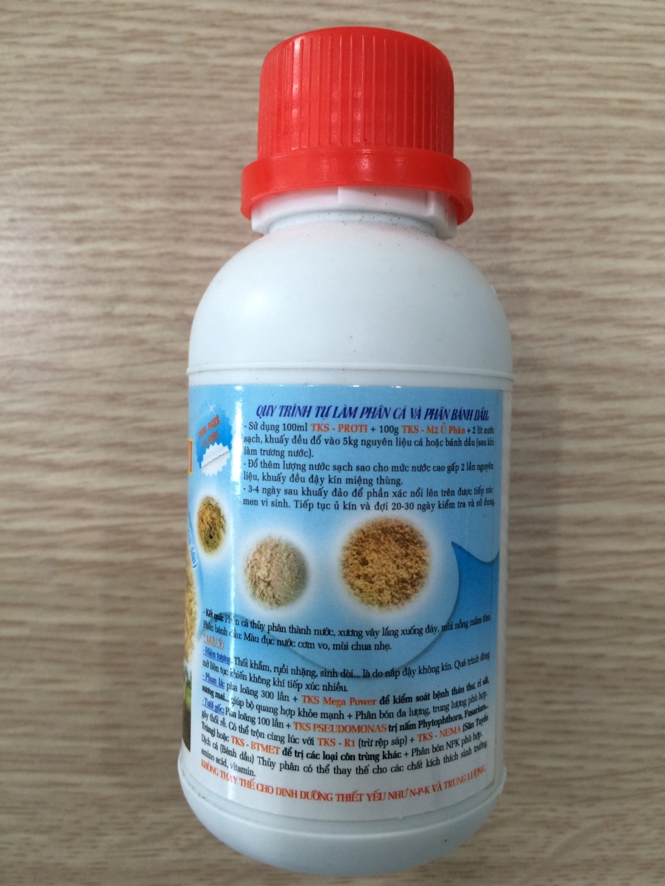 [ CHAI 100ML ] PROTI: Men Xúc Tác Làm Phân Cá, Phân Bánh Dầu