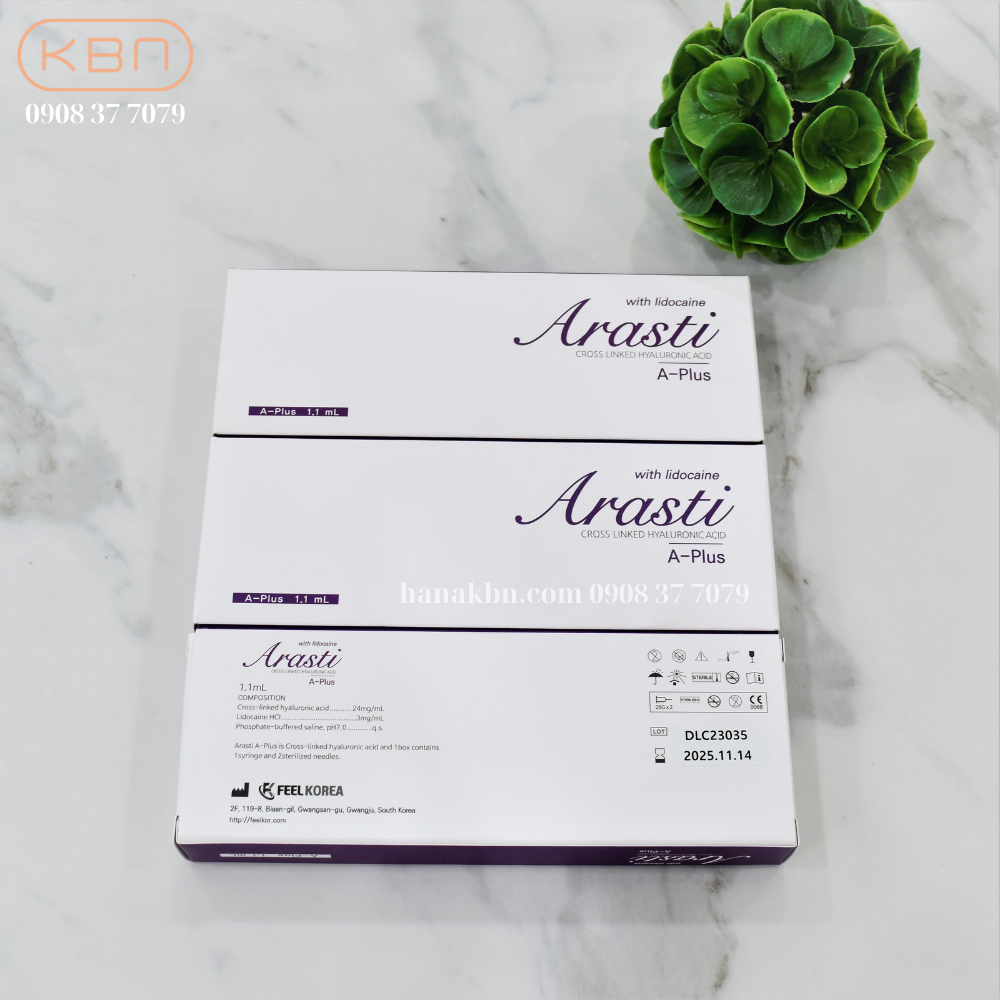 Chất làm đầy Filler Arasti White/Plus/A-Plus Hàn Quốc - 1cc/hộp