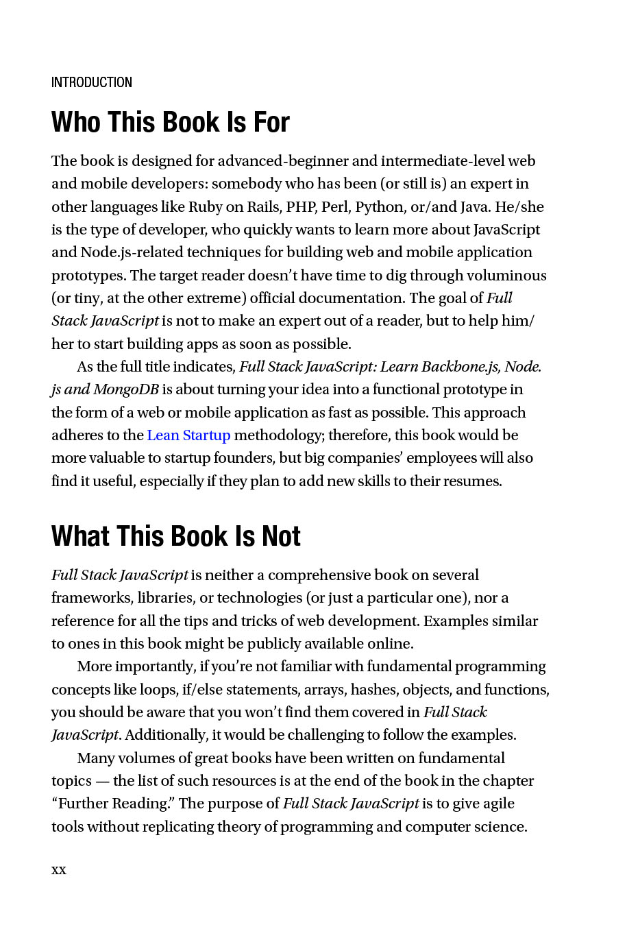 Full Stack JavaScript