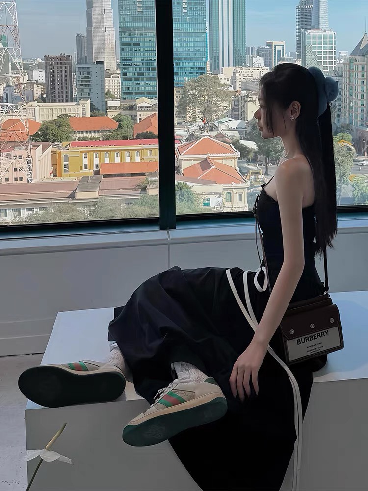 Đầm Nữ Maxi Cúp Ngực Đan Dây - Tharo Clothing [DAM00048]