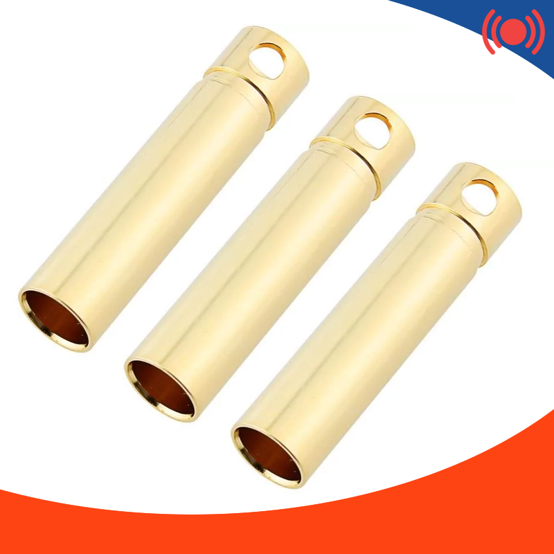 Jack chuối 4mm cho motor, ESC tàu, xe, máy bay điều khiển từ xa