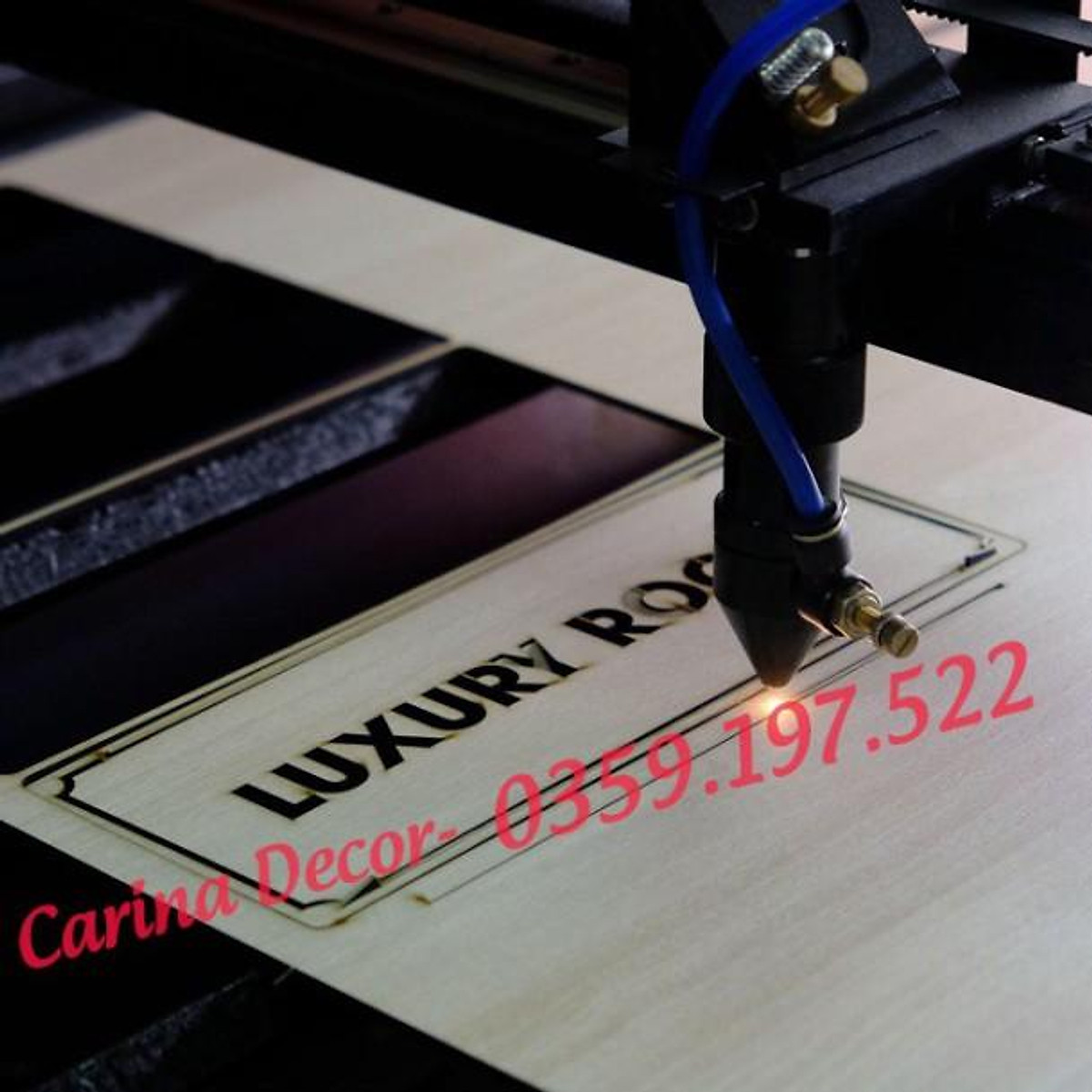 Bảng Gỗ Carina Tb701- Khắc Tên Phòng