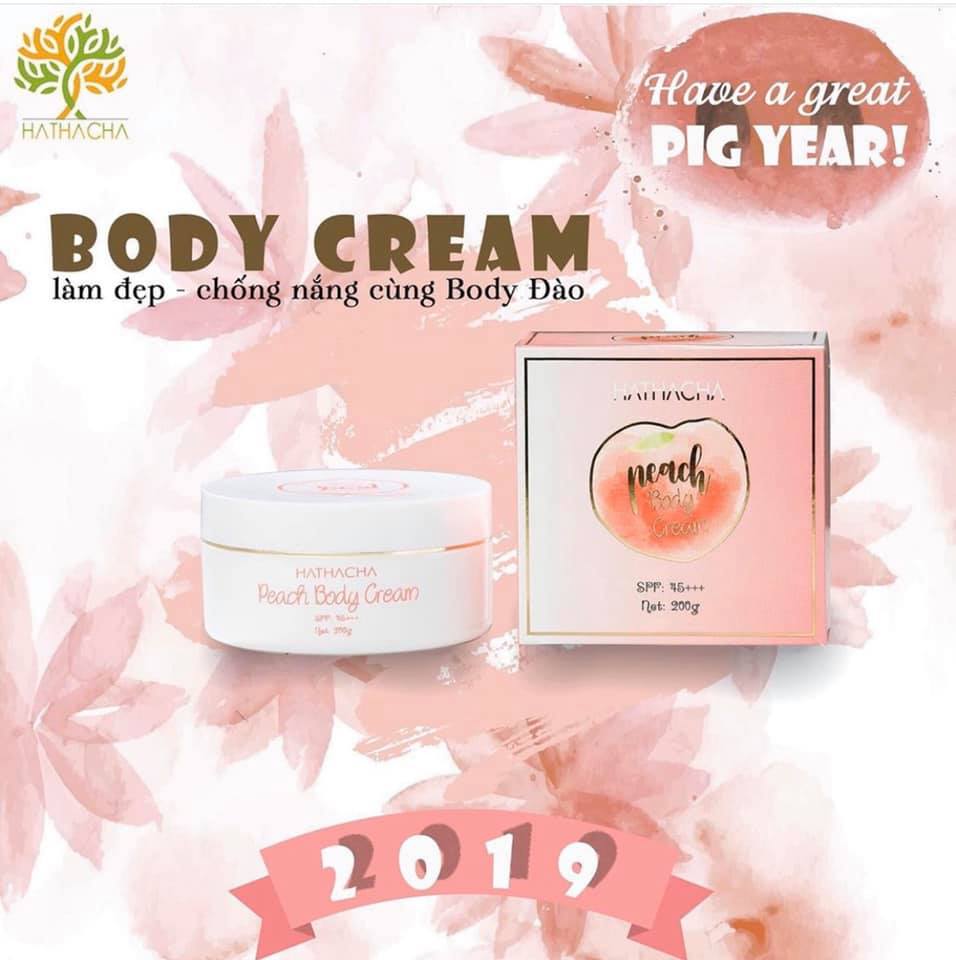 [CHÍNH HÃNG] Kem body đào Hathacha 200gr