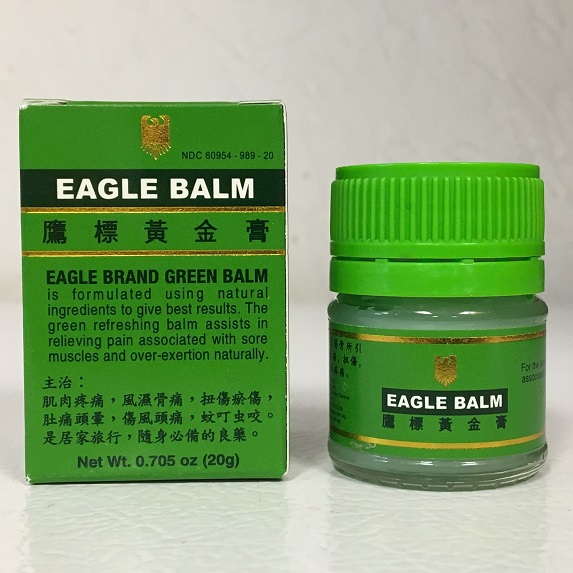 [HCM]Dầu cù là Xanh Con Ó Eagle Balm 20g - Singapore