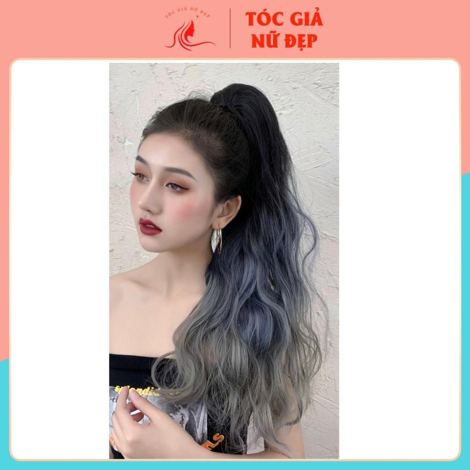 Tóc giả ngoặm xù n42 omber 3 màu