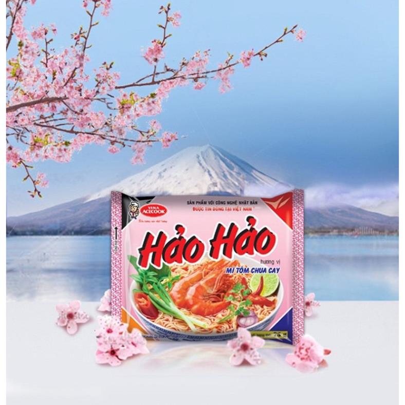 Thùng 30 gói HẢO HẢO Mixx 2 vị thơm ngon ( chua cay bà kim chi )