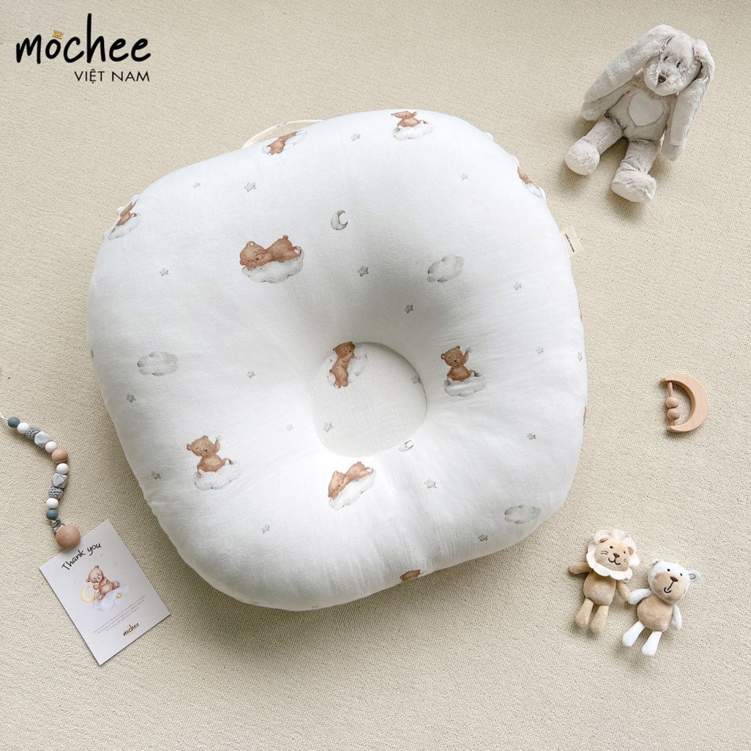 Vỏ gối chống trào ngược cho bé Mochee