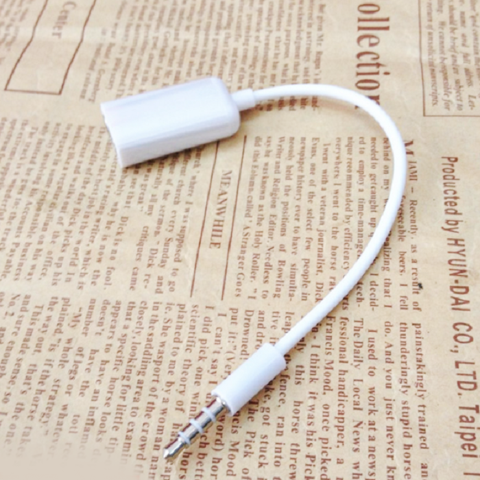 Cáp chia 2 cổng tai nghe 3.5mm từ 1 ra 2 ( màu Trắng )