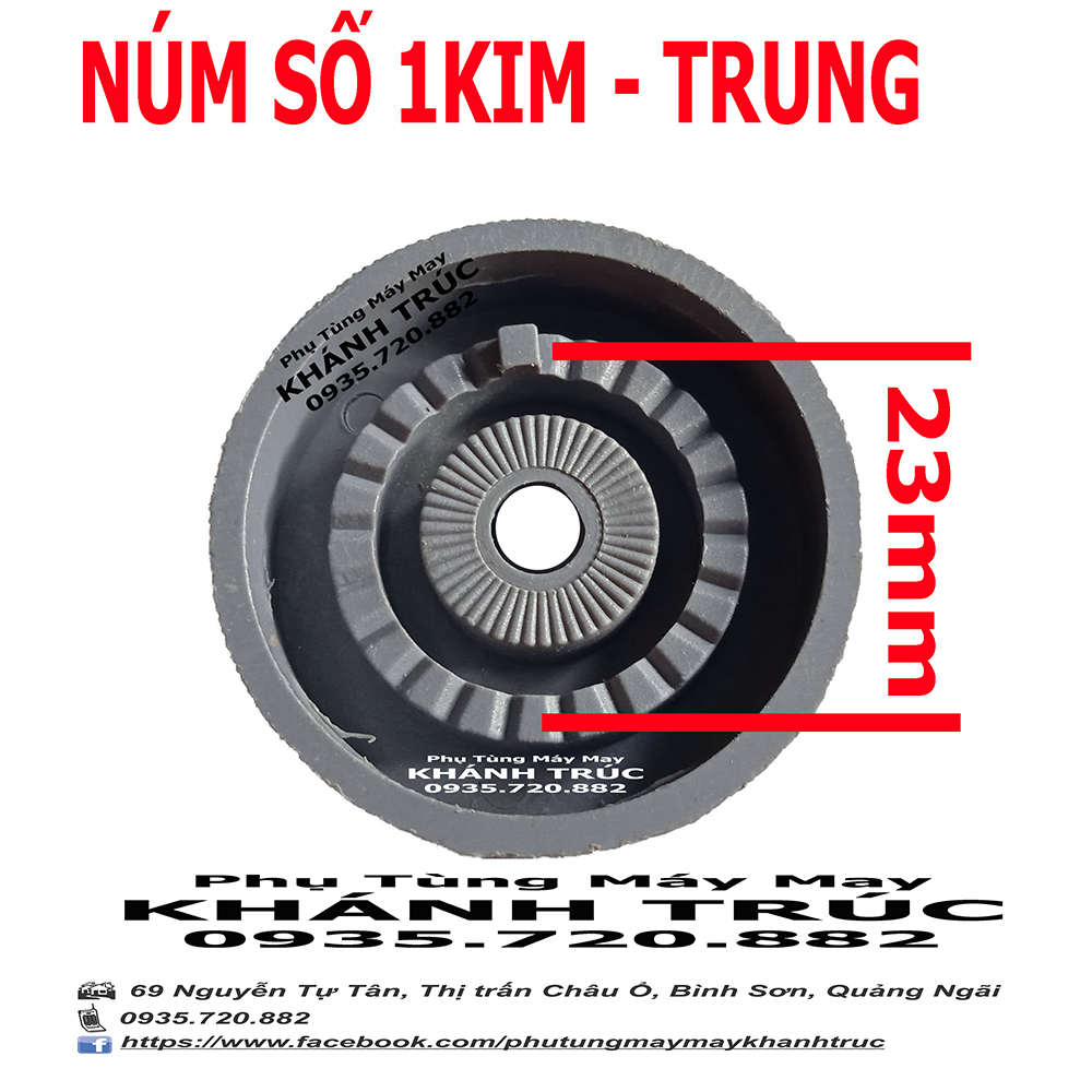 Núm số mỏng máy may công nghiệp 1kim