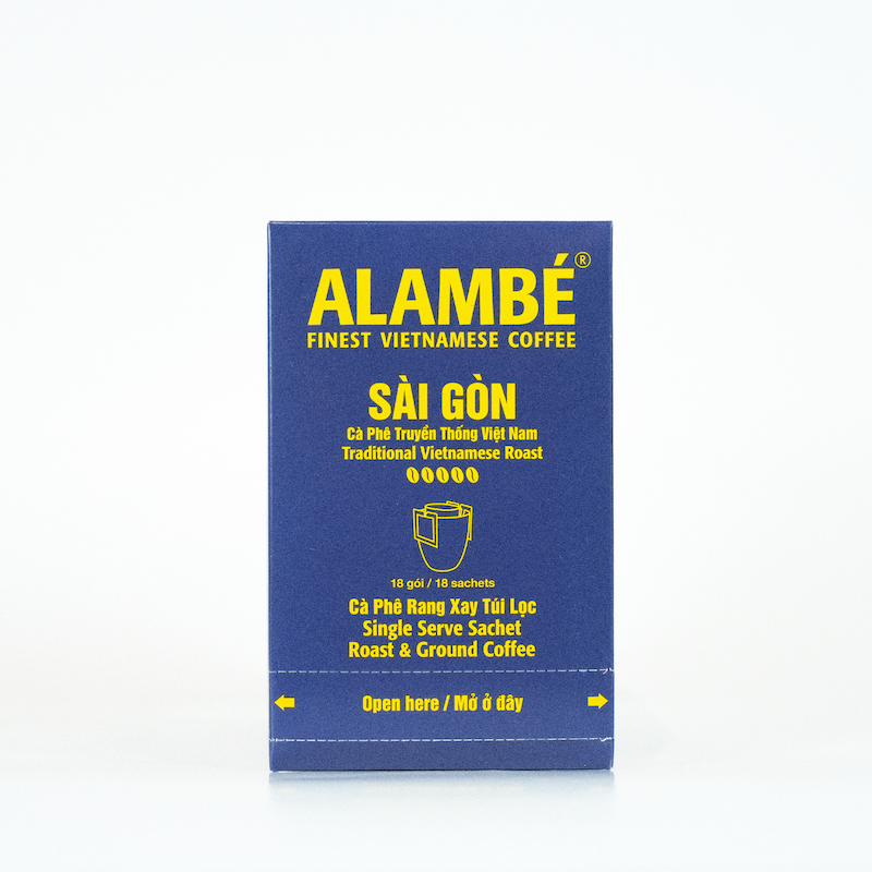 [HCM]CÀ PHÊ TÚI LỌC ALAMBÉ - SÀI GÒN (18 gói x 10g)