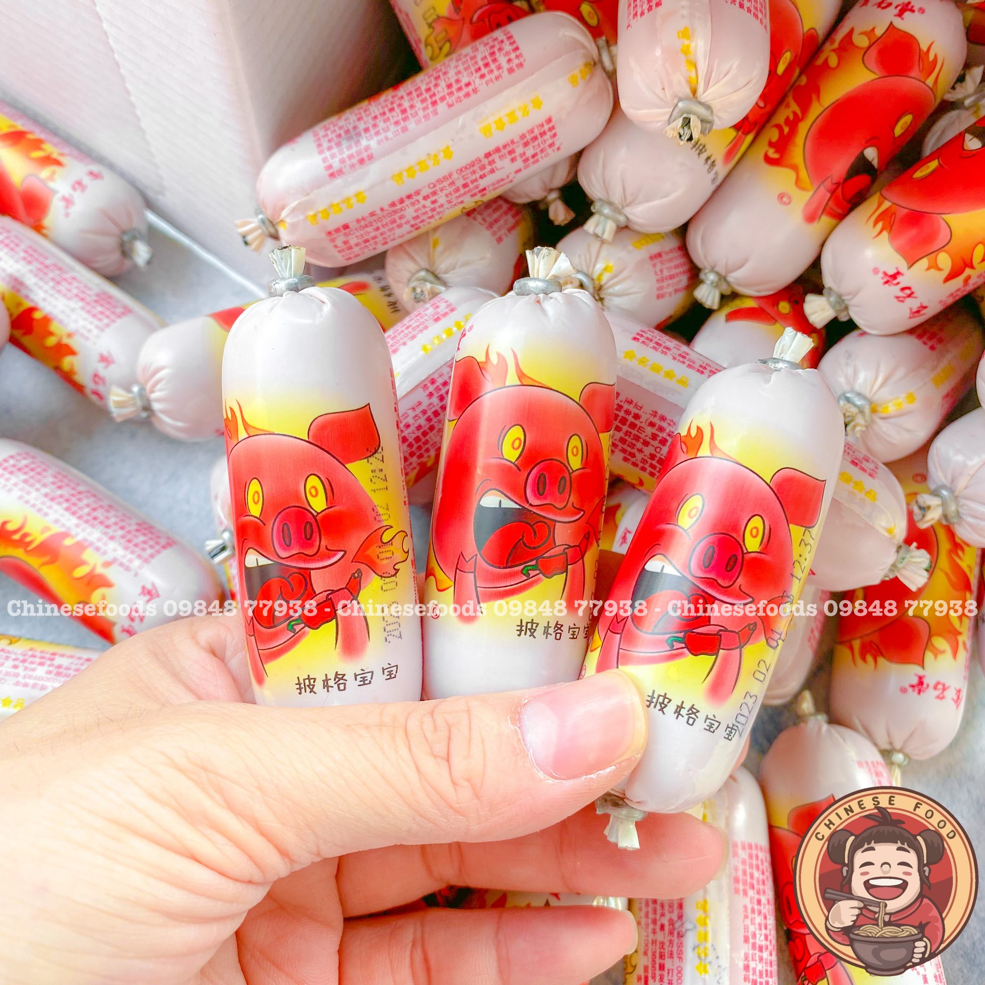 Xúc Xích Mini 4 Vị heo, heo cay, gà, ngô