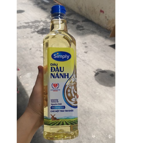 DẦU ĂN CAO CẤP SIMPLY ĐẬU NÀNH 1L – DATE MỚI
