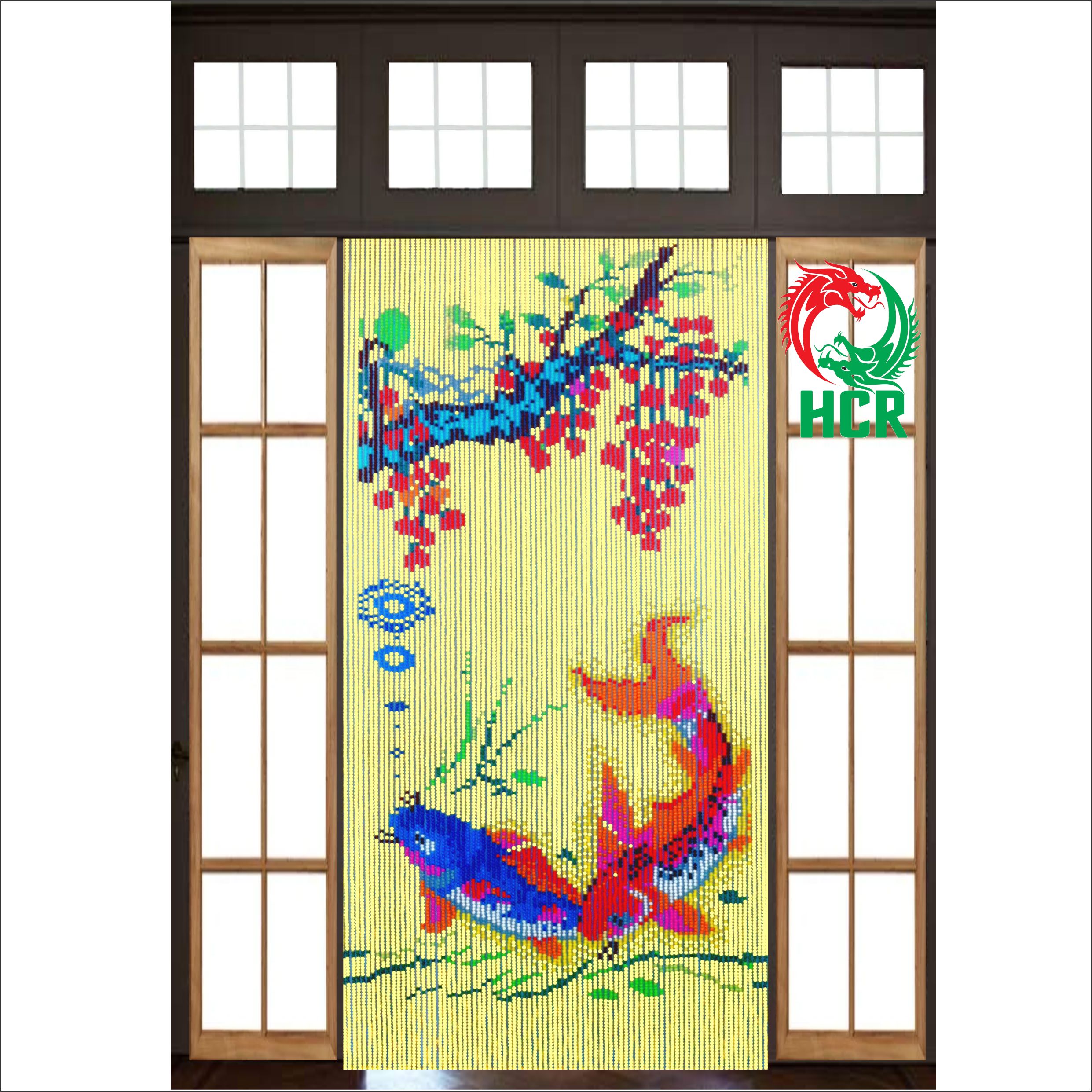 Màn hạt nhựa - Công ty Hai Con Rồng - Code 830 Cá Chép