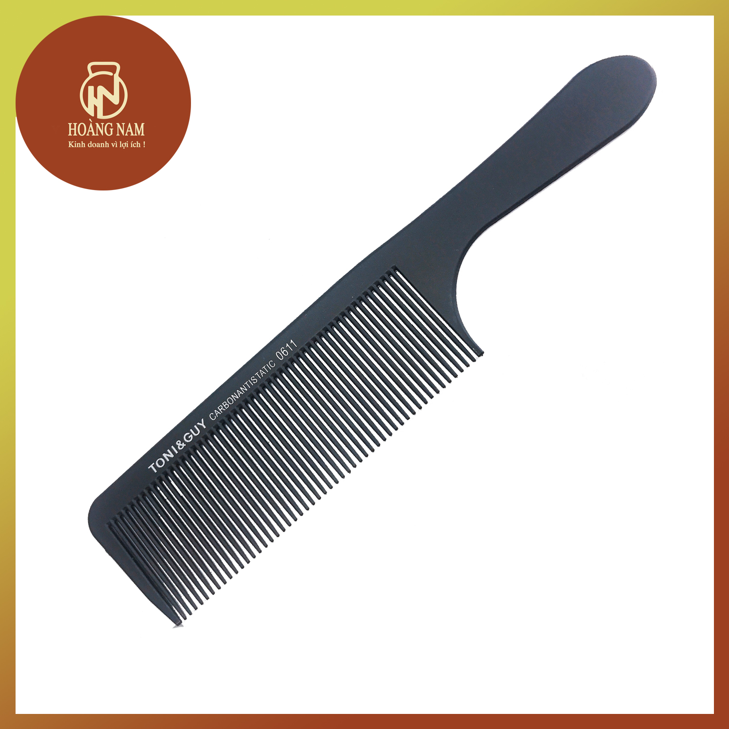 Lược tạo kiểu tóc nam Toni & Guy Carbon Antistatic mã 0611 - Trắng và đen phụ kiện đáng để dùng cho thợ chuyên tóc Nam