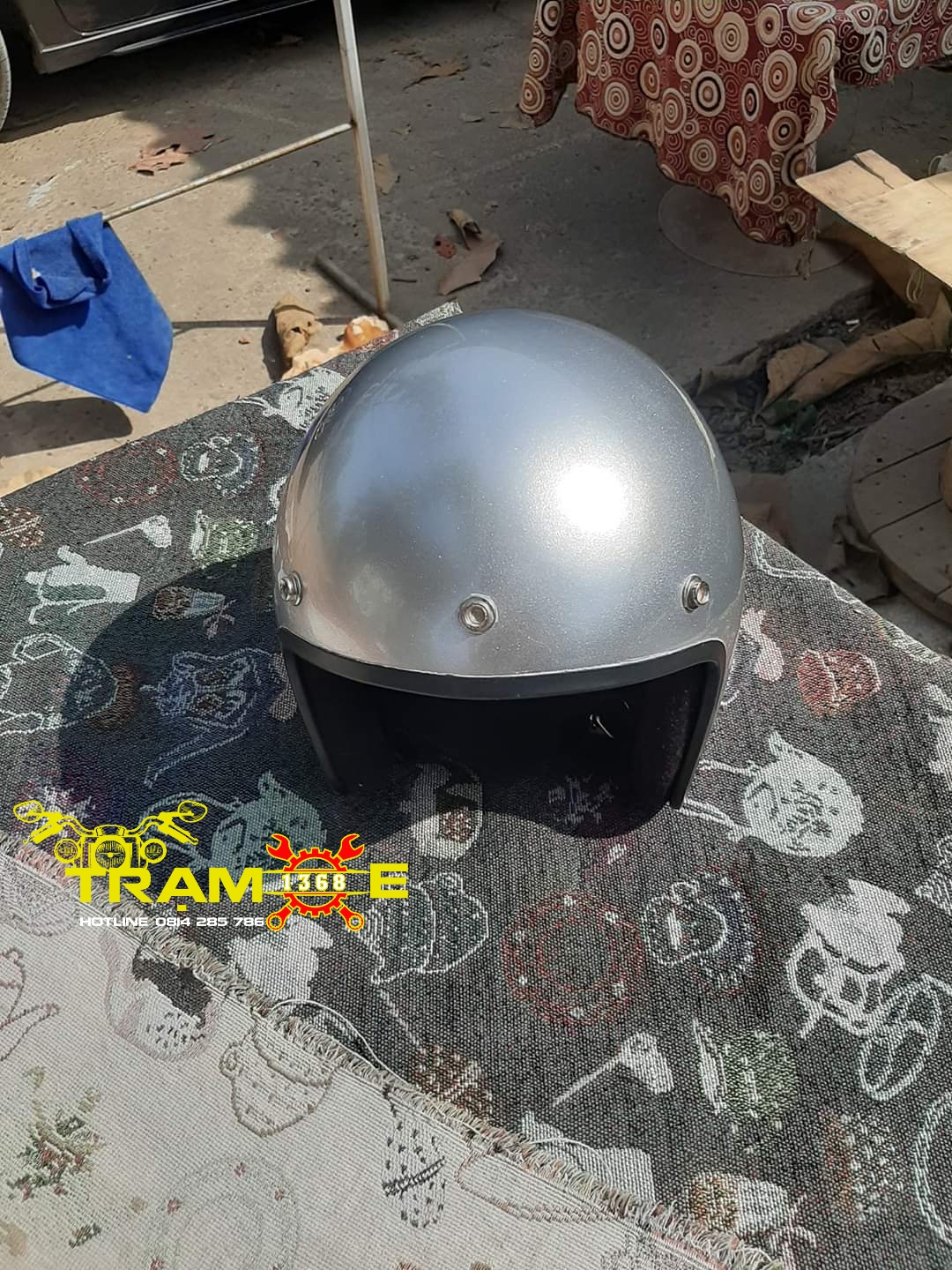 SƠN SAMURAI MÀU BẠC CROM ÁNH KIM W39