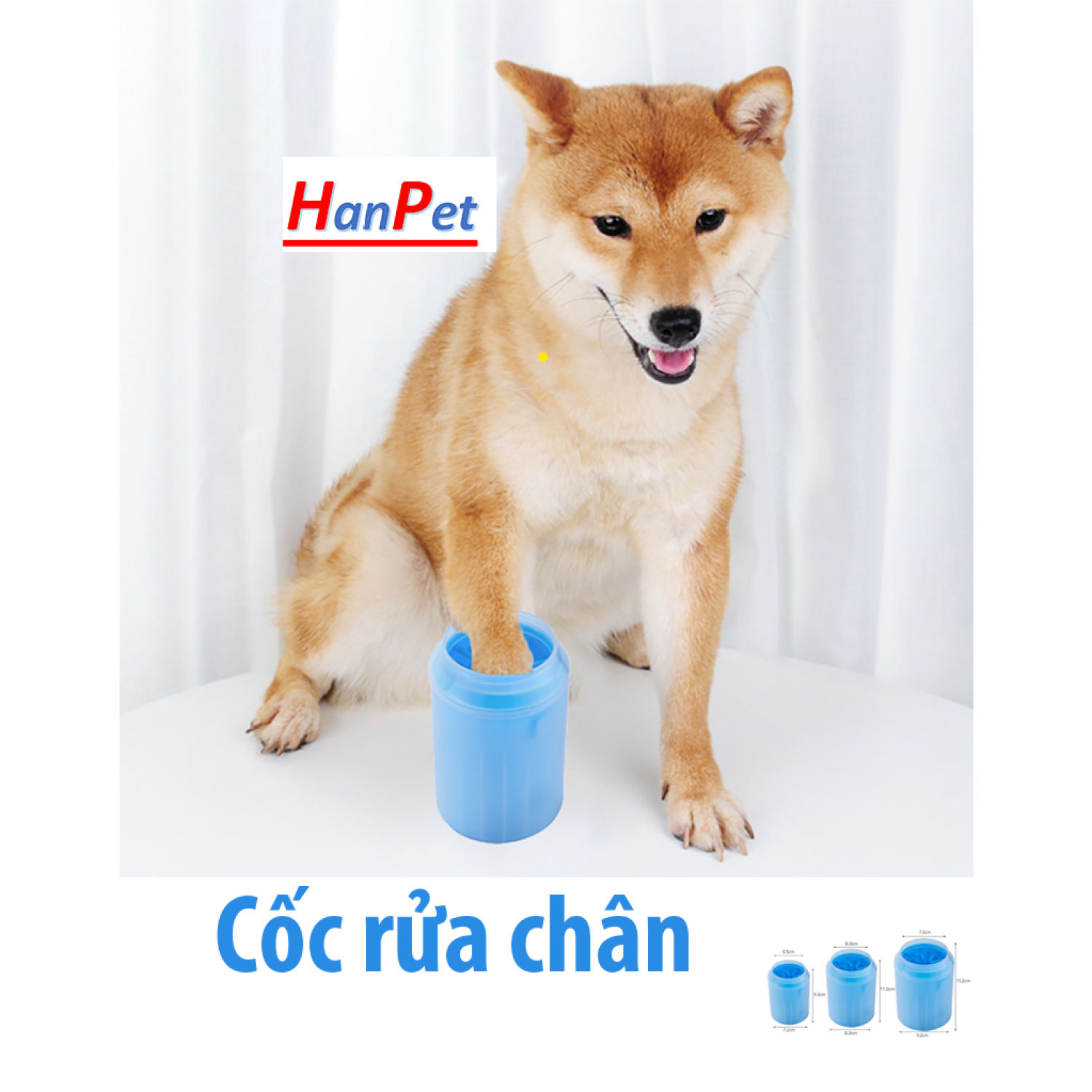 Cốc rửa chân chó mèo