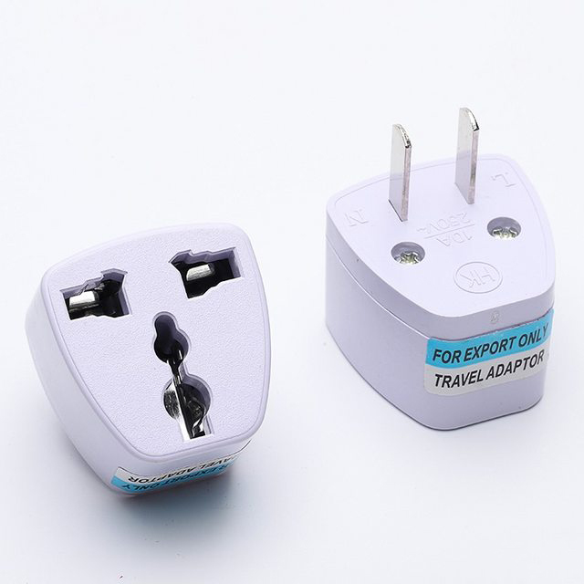 Đầu Chuyển Đổi Ổ Cắm 2 Chấu Thành 3 Chấu Tiện Lợi