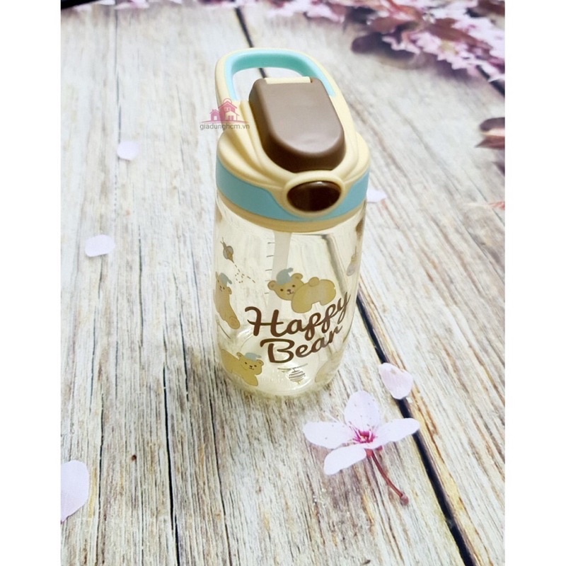 Bình nước trẻ em có ống hút 400ml Lock&Lock