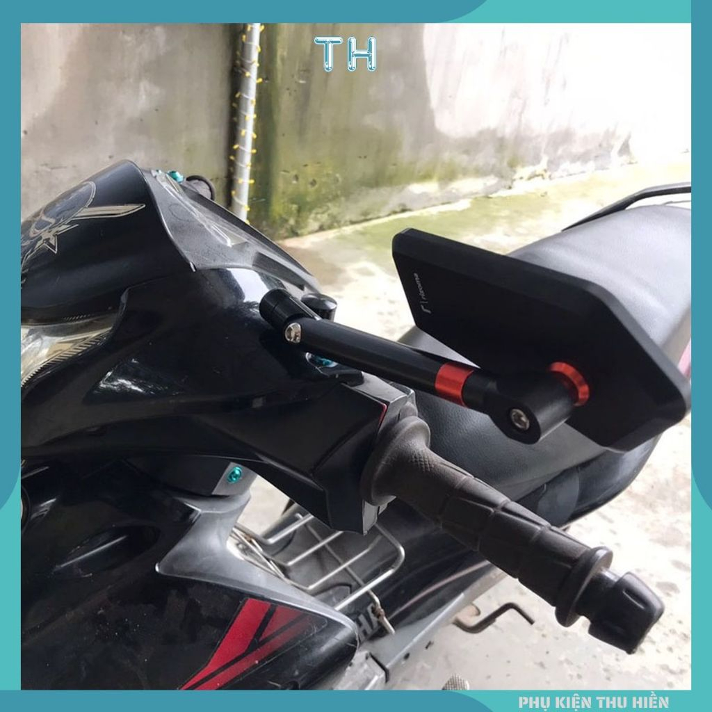 Kính chiếu hậu Rizoma Xéo màu đen- 1 chiếc bên trái