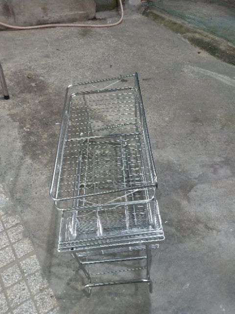 [HCM]Kệ Chén Inox Treo 2 Tầng Đa Năng