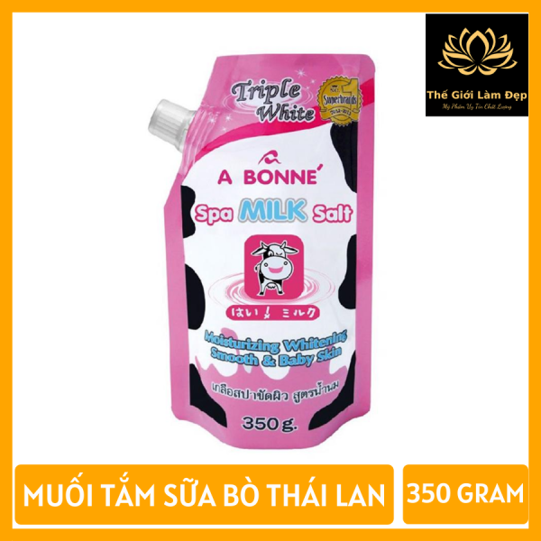 [HCM]Muối tắm sữa bò tẩy tế bào chết A Bonne Spa Milk Salt Thái Lan 350gr cao cấp