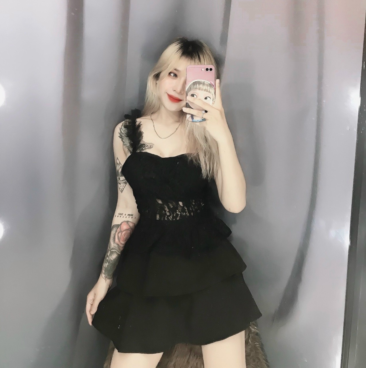 [HCM]ÁO REN 2 DÂY ÔM BODY SIÊU TÔN DÁNG