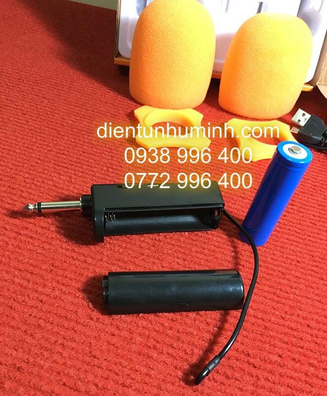 Micro không dây cho loa kéo UHF Wireless bộ 2 cây